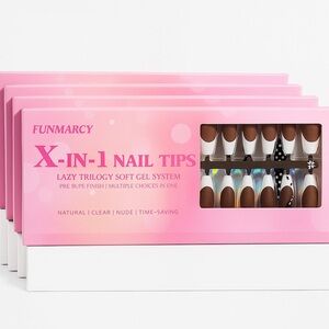 Funmarcy X-in-1 Nail Tips Set